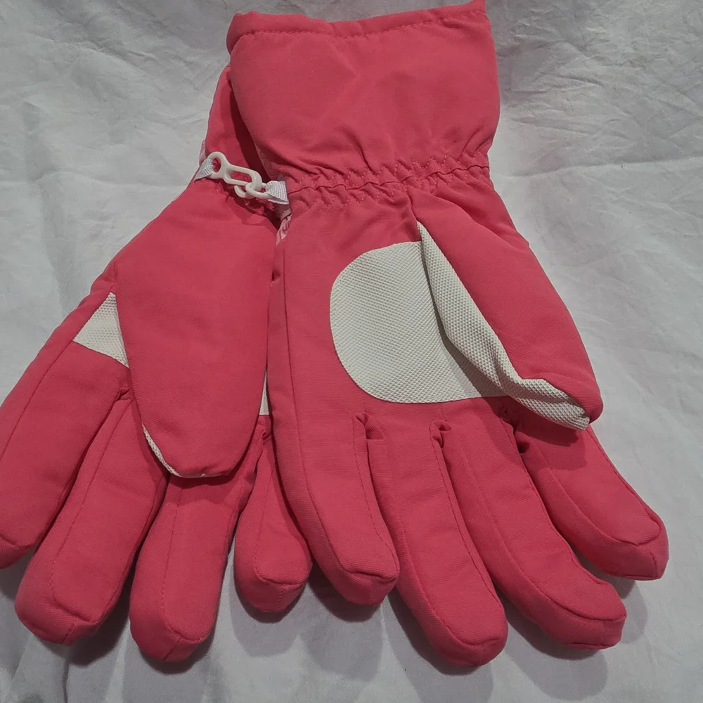 Princess‎ Peach Girls Ski Snowboard Gloves L/XL Super Mario 3M Official Nintendo